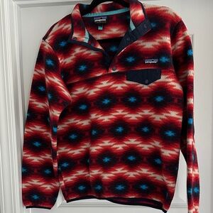 Patagonia Multicolor Patterned Fleece Pullover